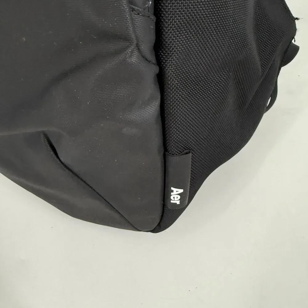 Aer Tech Pack 2 Travel Laptop Backpack 14.8L Black Cordura Quiet Luxury